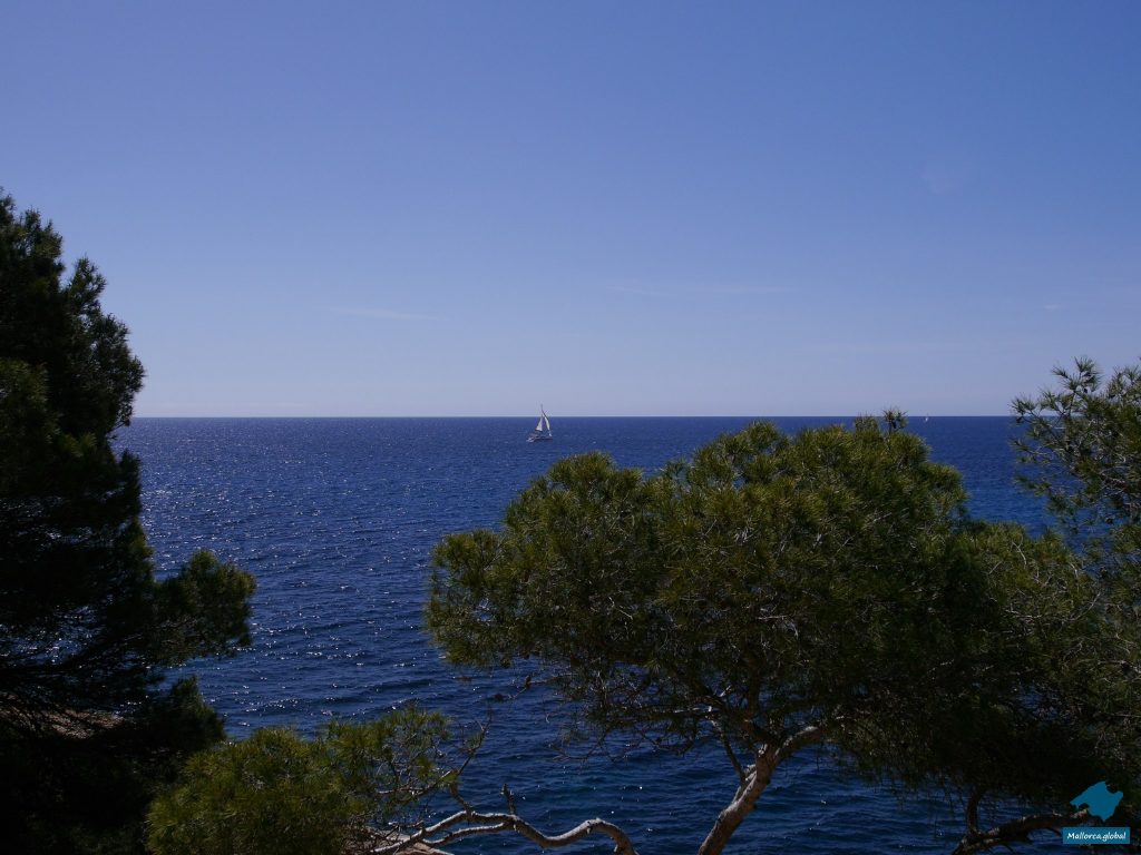 Cala Santanyi Segelschiff Mallorca