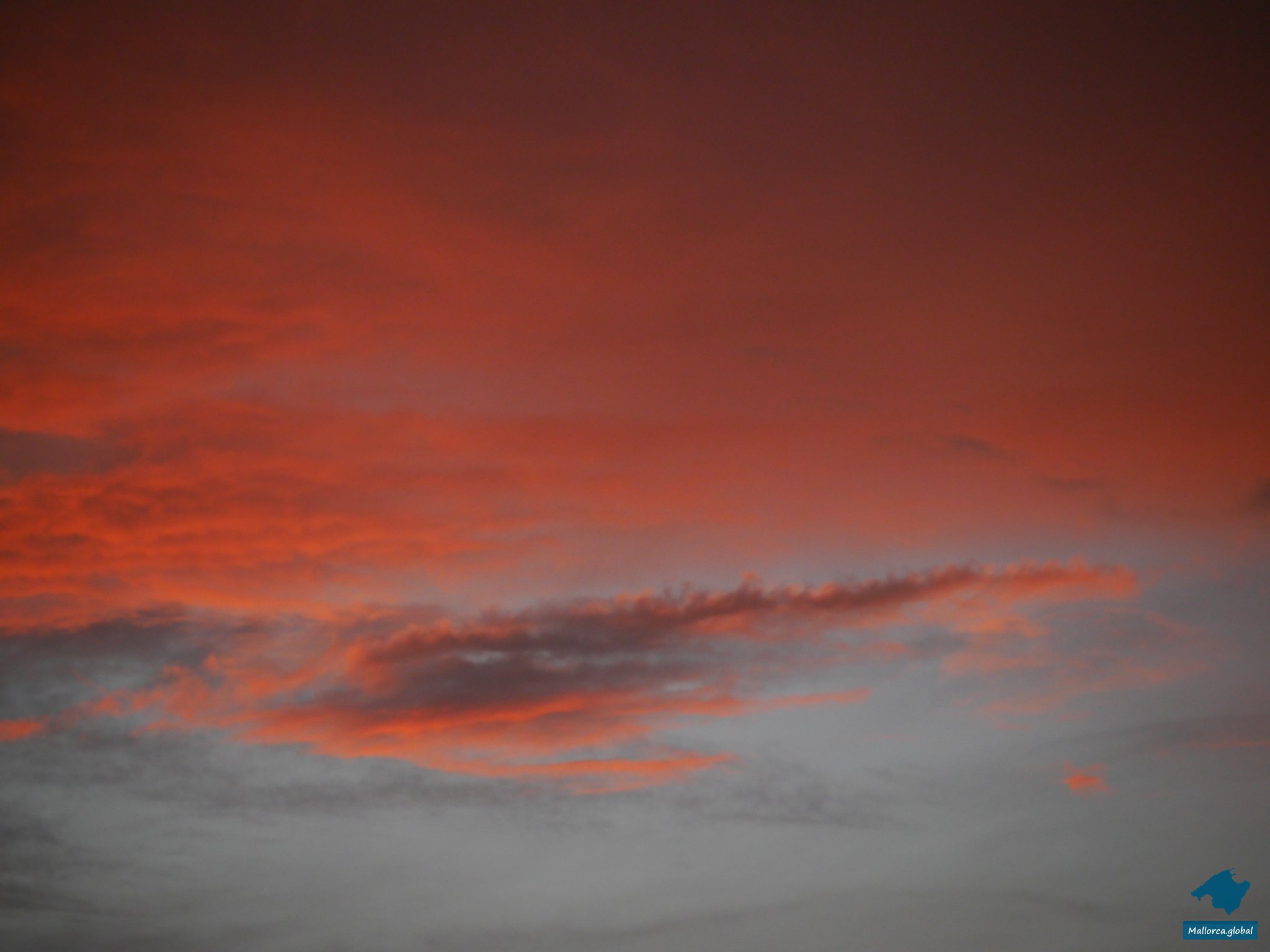 Mallorca Sonnenuntergang Wolken